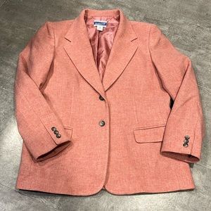 Pendleton Ladies Vintage 100% Wool Woolmark Luxury Blazer w/Button Accents
